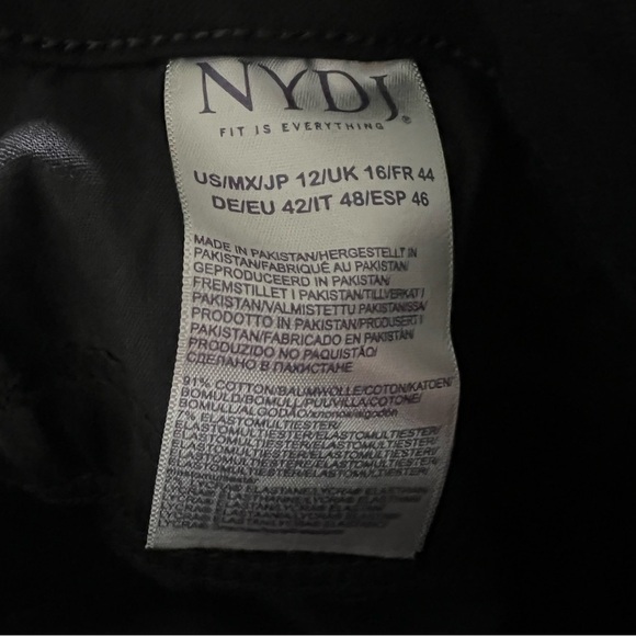 NWT NYDJ Sheri Slim Black - Picture 11 of 14